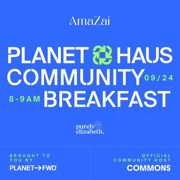 AmaZai at PlanetHAUS - NYC Climate Week 2025